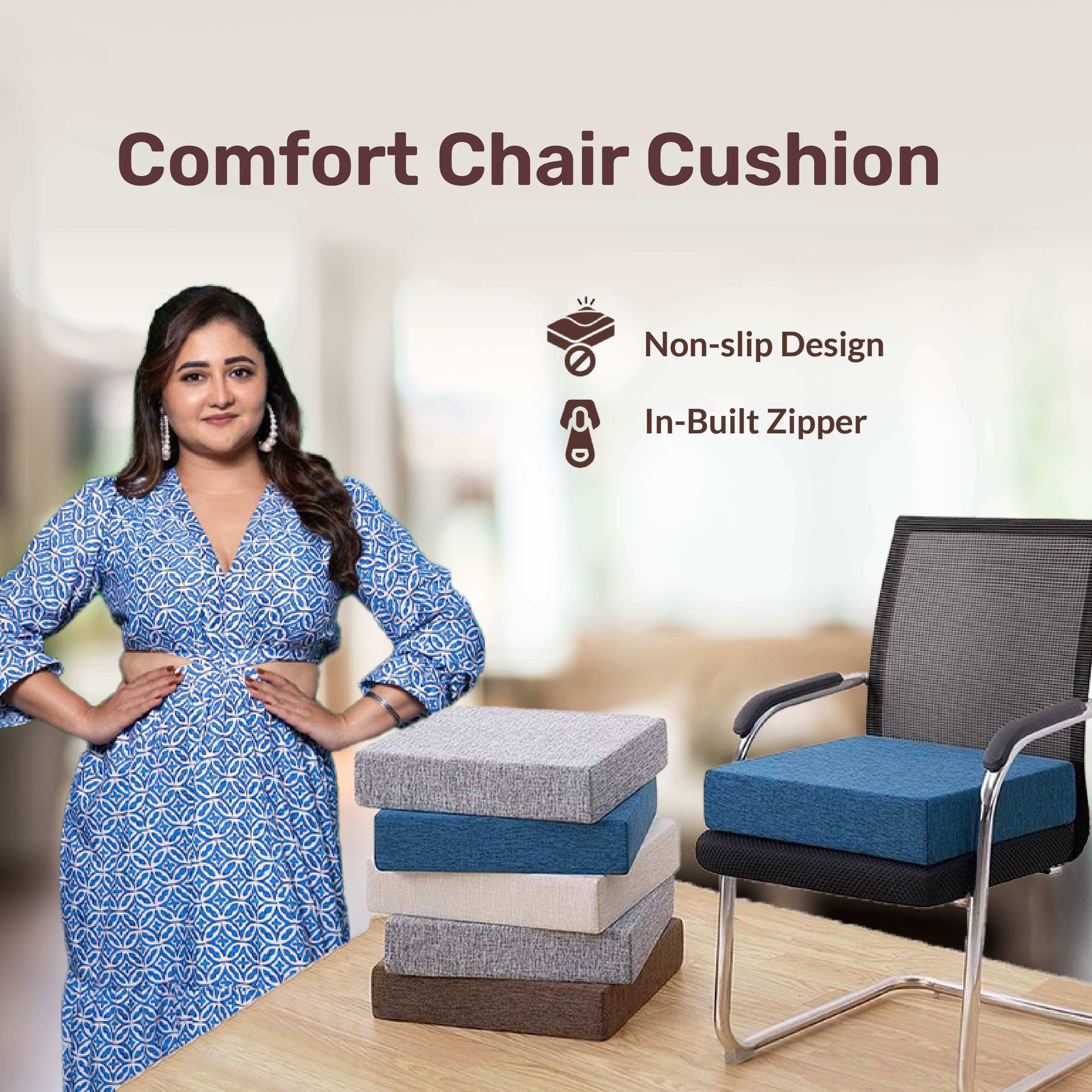 Homero High Density Comfort Chair Cushion For Office and Home