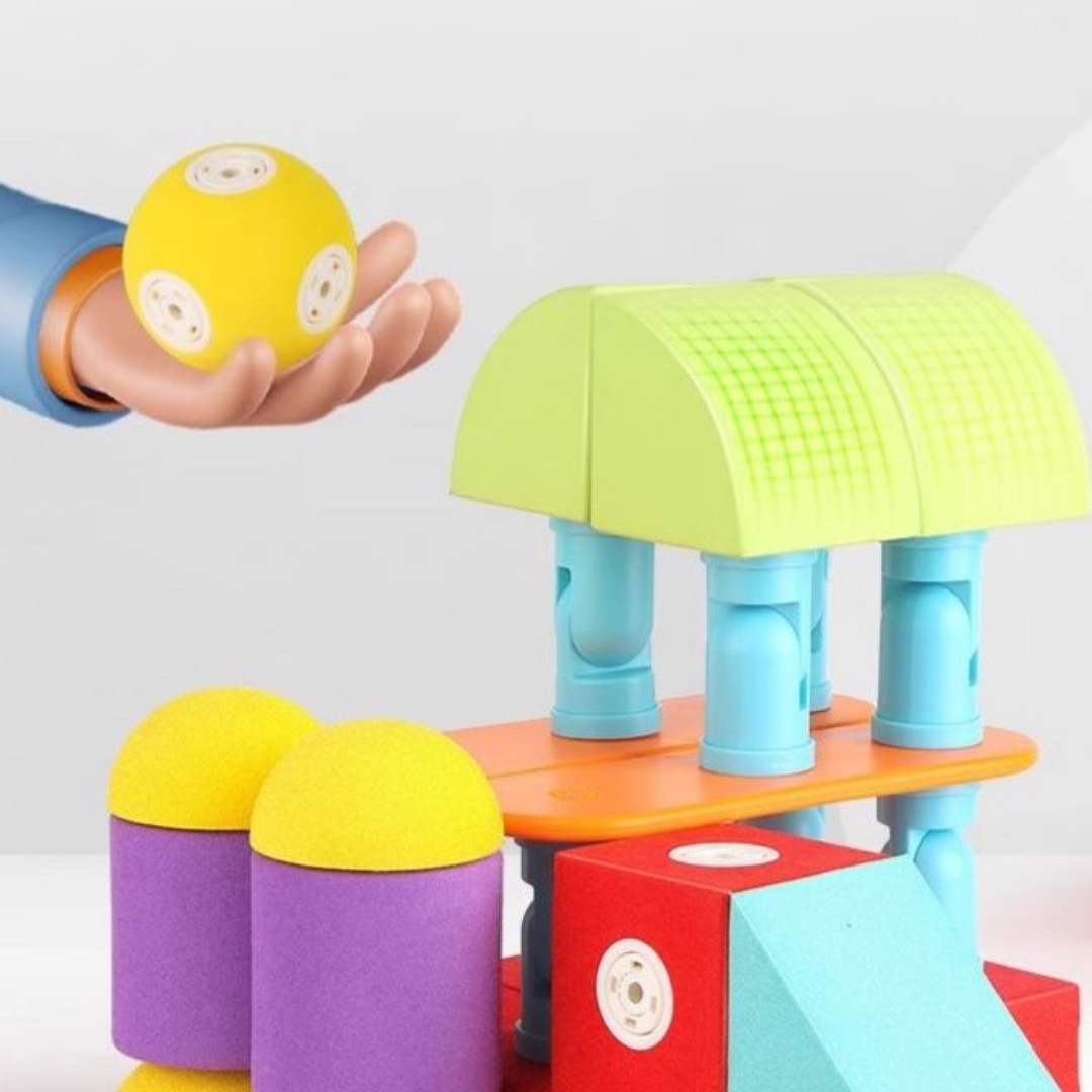 HOMERO Creative EVA Foam Educational Magnetic Building Blocks Set