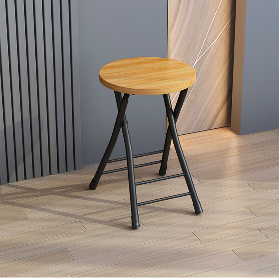 Homero Portable Design Heavy Duty Round Folding Stool Chair