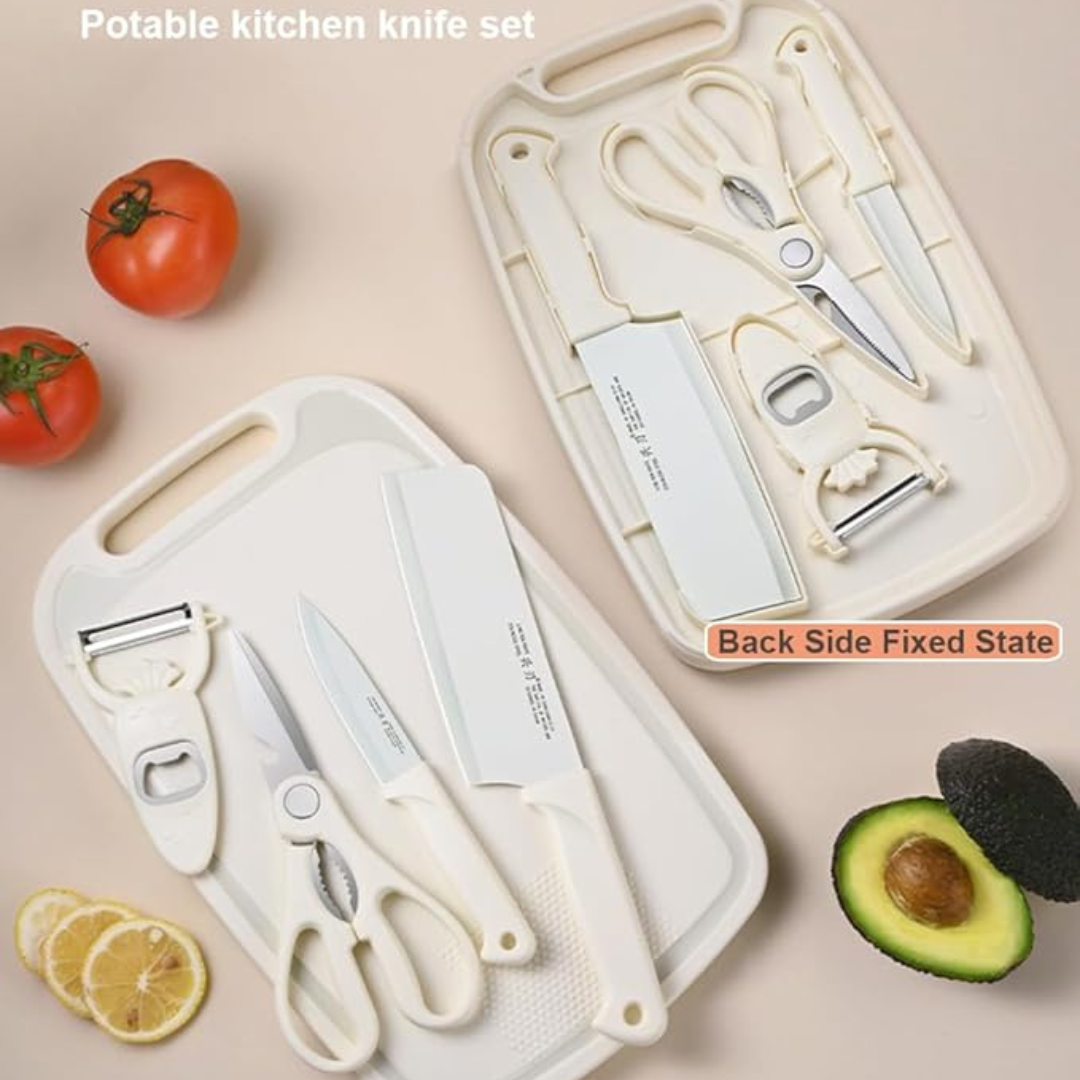 Multipurpose in 1 Cutting Board and Kitchen Tool Set