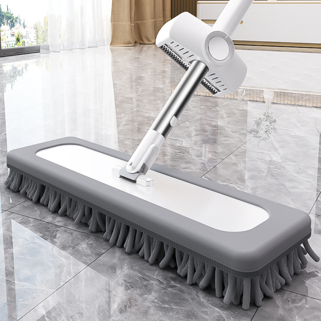 360° Flexible Hands-Free Scraping Flat Mop