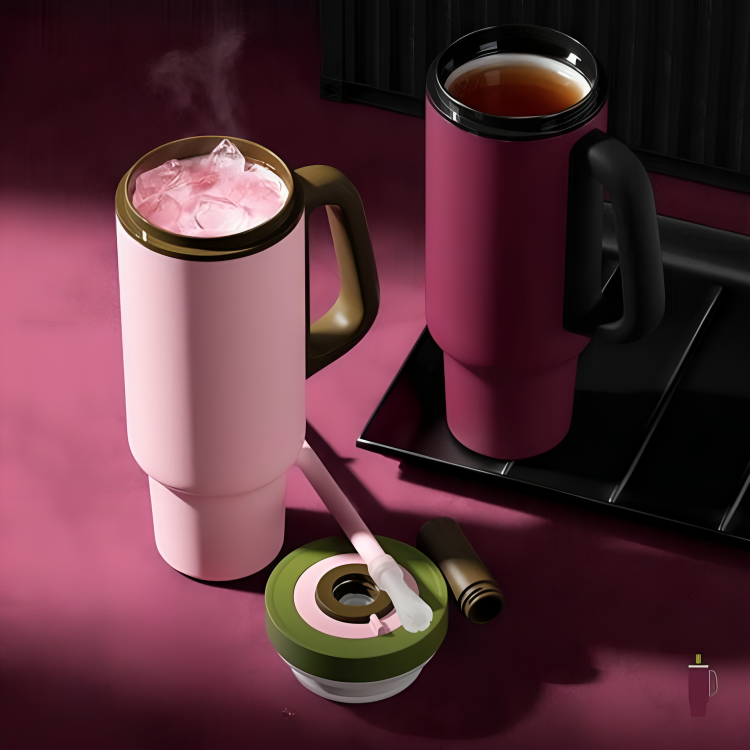 Homero Premium Trendy One-Touch Opening Vacuum Insulated Cup - 1100mL