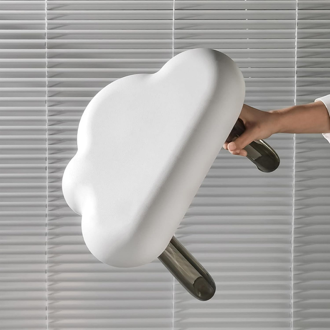 Homero Kids Cloud Shape Lightweight Transparent Leg Design Stool