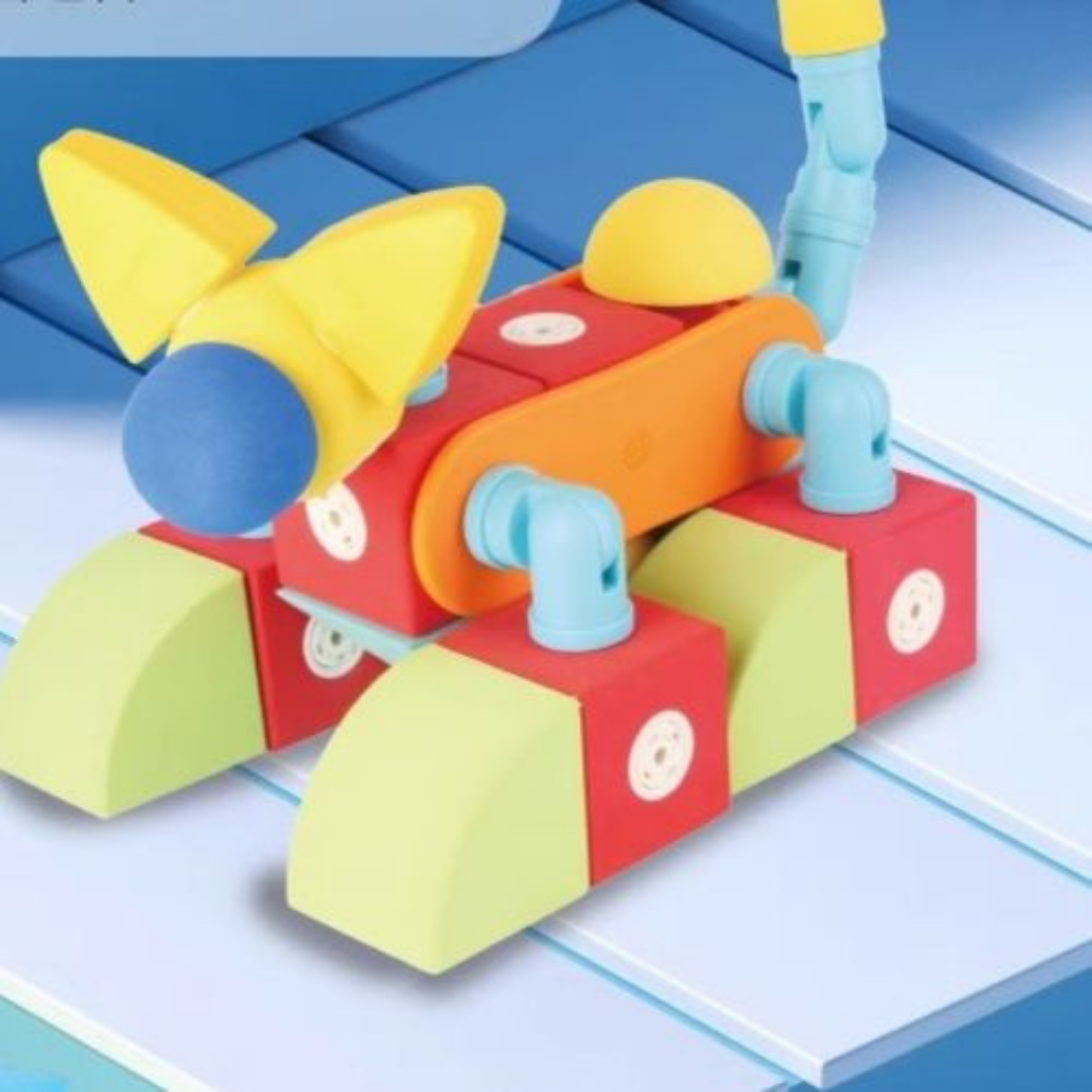 HOMERO Creative EVA Foam Educational Magnetic Building Blocks Set