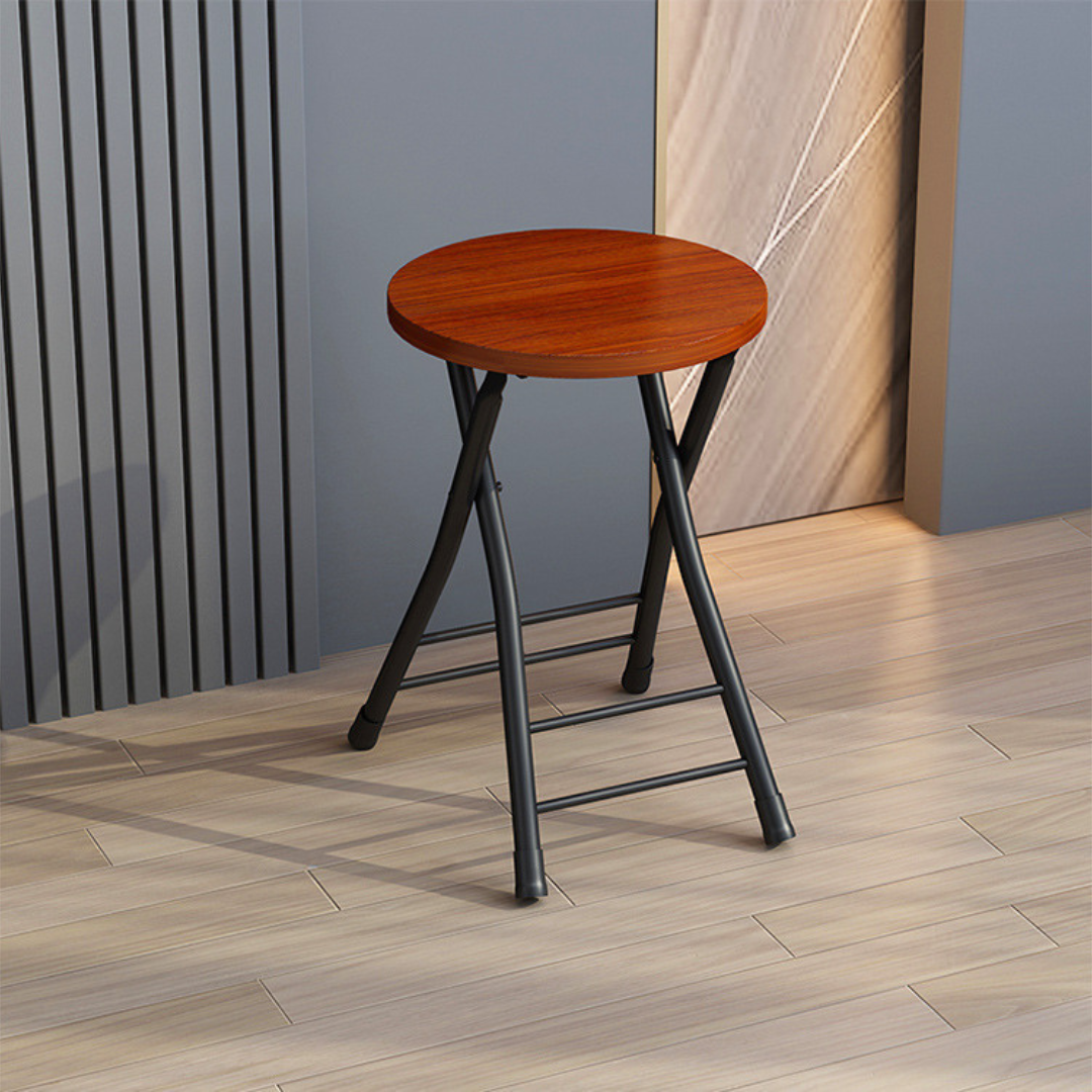Homero Portable Design Heavy Duty Round Folding Stool Chair