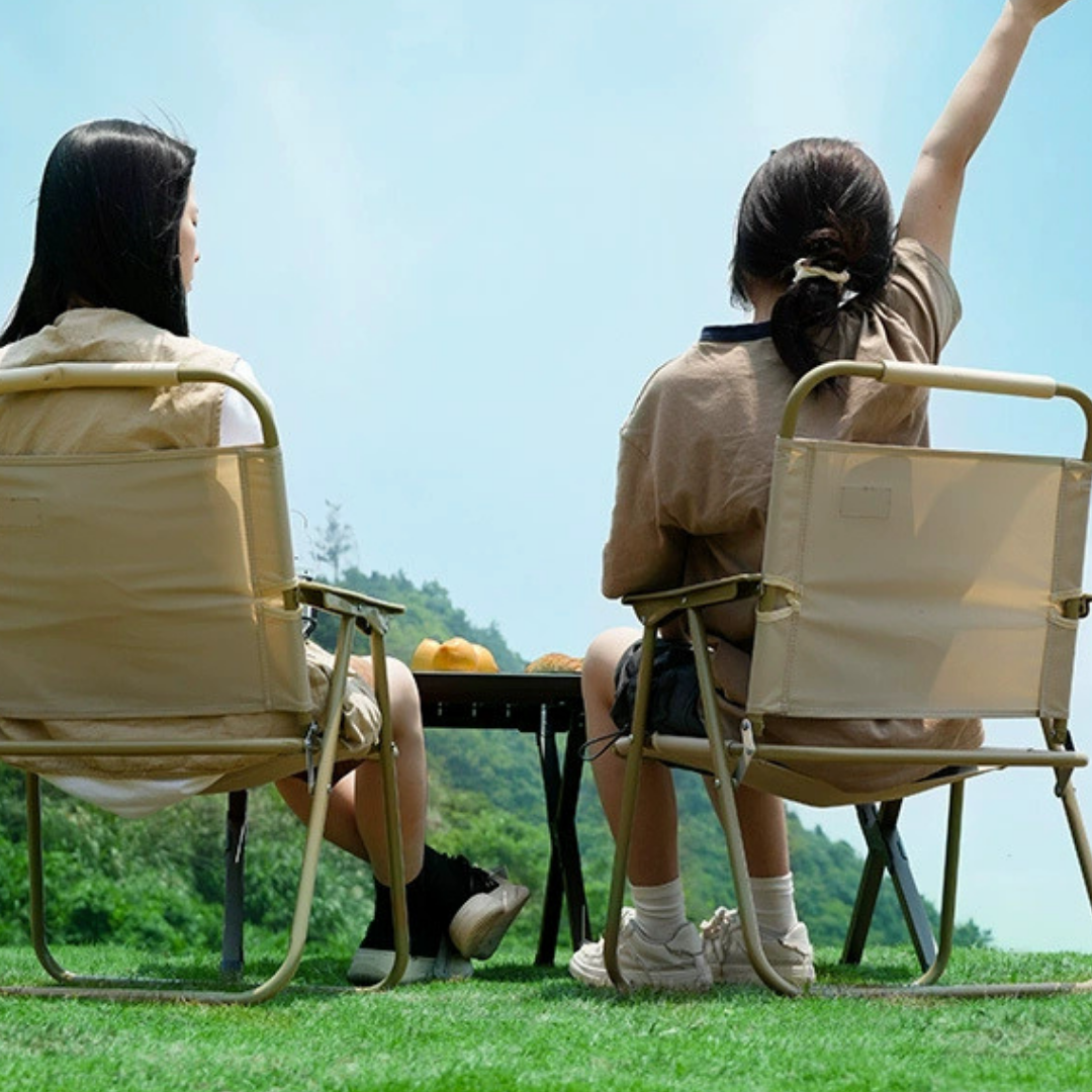 Homero Portable Outdoor Folding Comfortable Tall Back Support Chair
