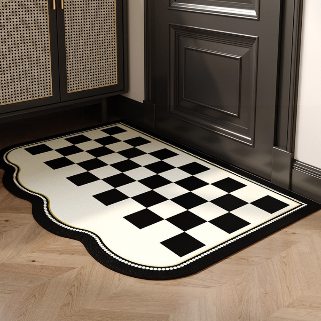 Luxury Anti-Slip Floor Mat with High Elastic Fabric