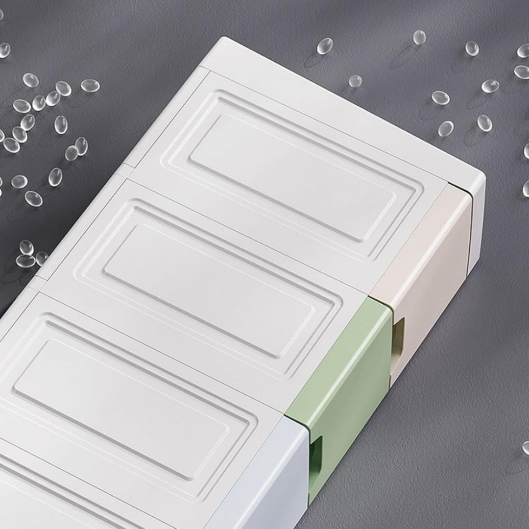 HOMERO Multi-Purpose Multicolor Slim Storage Cabinet with Wheels