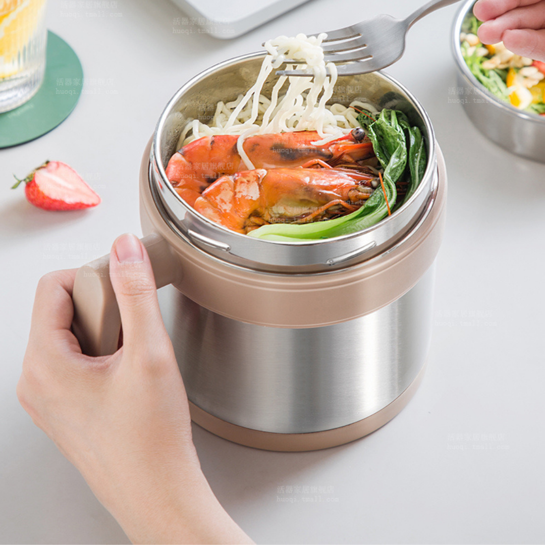 HOMERO Multi-Layer Insulated Food Thermal Cooker – 1.5L Large Capacity