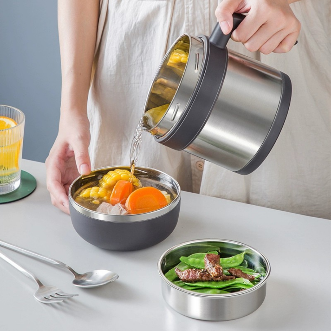 HOMERO Multi-Layer Insulated Food Thermal Cooker – 1.5L Large Capacity