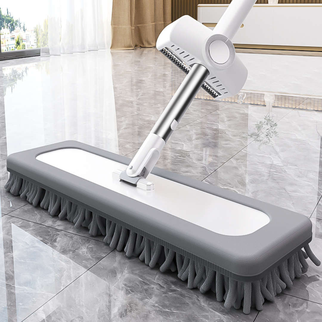 360° Flexible Hands-Free Scraping Flat Mop