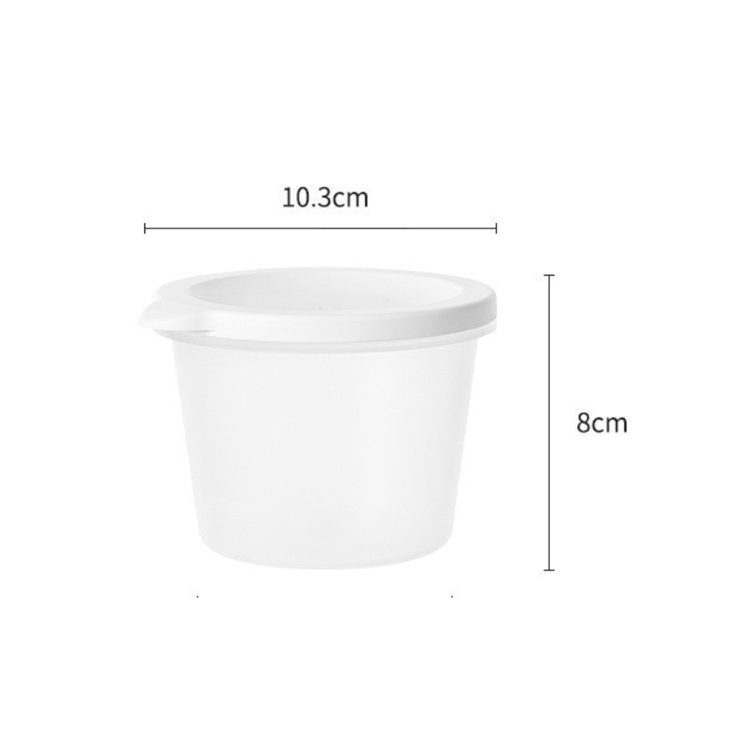 Compact Stackable Refrigerator Fruit Storage Box with Airtight Seal