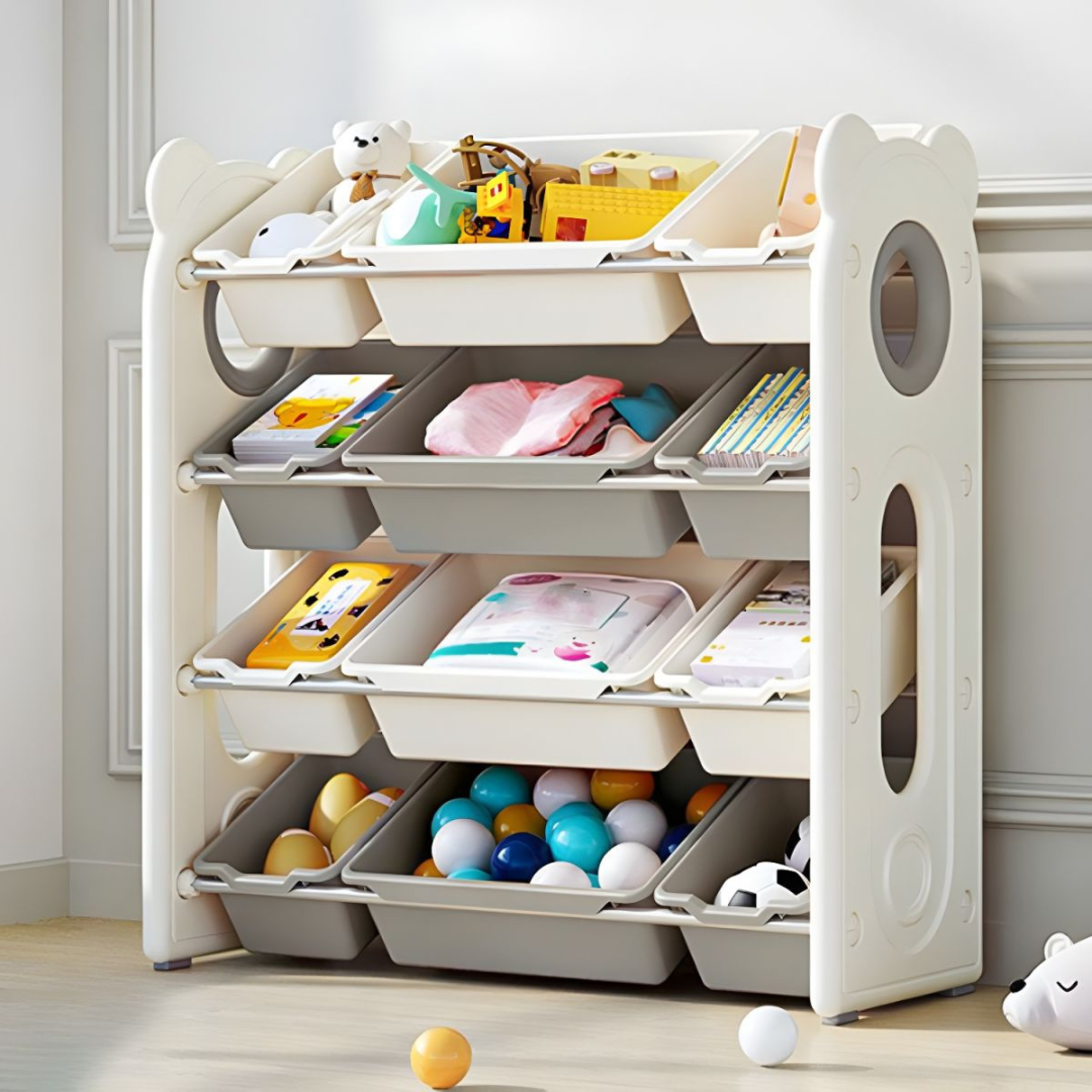 HOMERO Multipurpose Storage Organizer with 12 Removable Bins