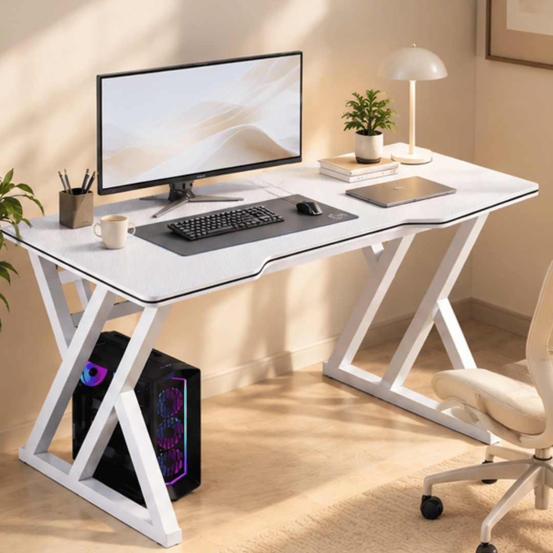 Modern Ergonomic Gaming Desk Minimalist Home Office Computer Table