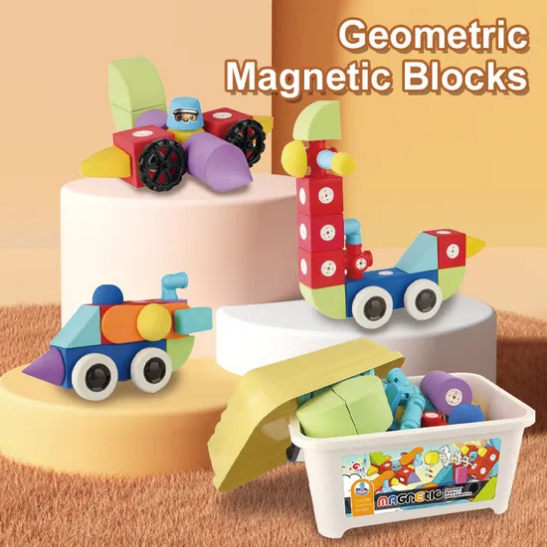 HOMERO Creative EVA Foam Educational Magnetic Building Blocks Set