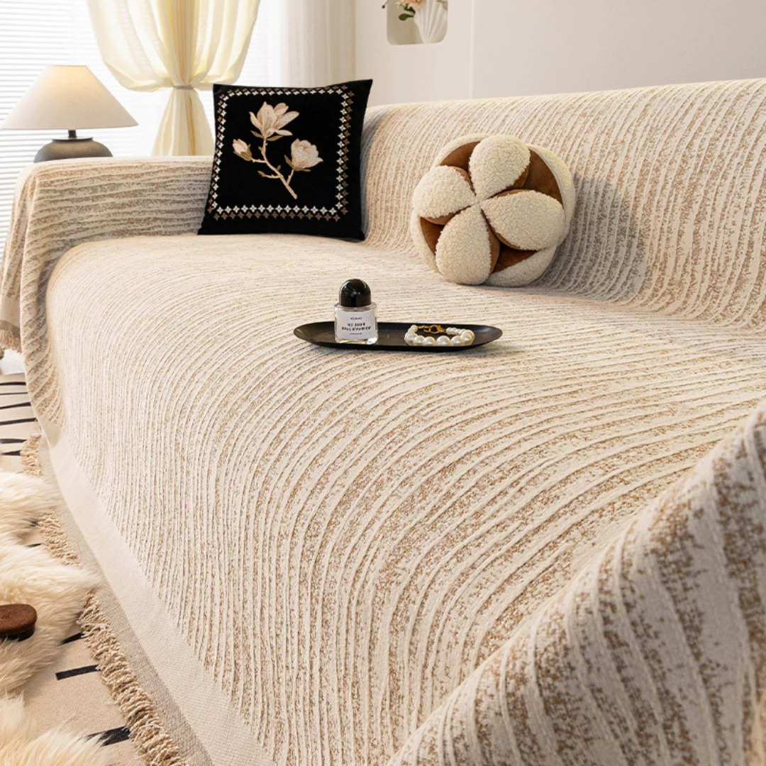 Luxury Reversible Soft Touch Chenille Sofa Throw Cover