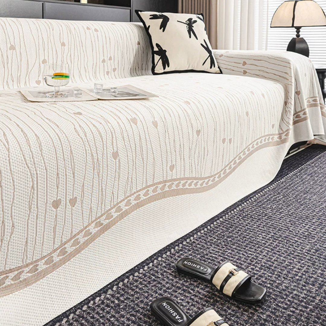 Cooling Ice Silk Soft Breathable Stretchable Sofa Cover