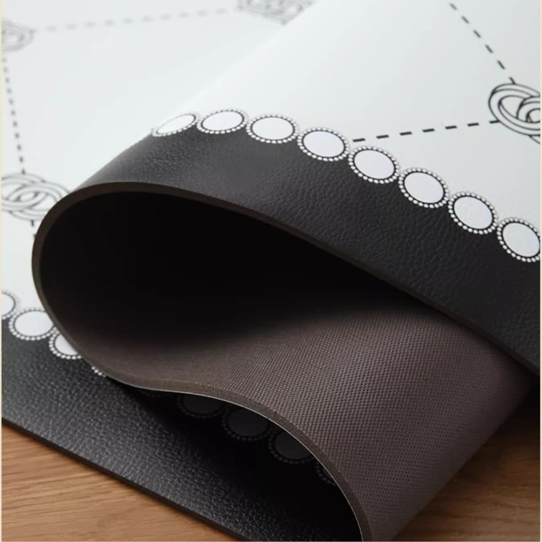 Luxury Anti-Slip Floor Mat with High Elastic Fabric