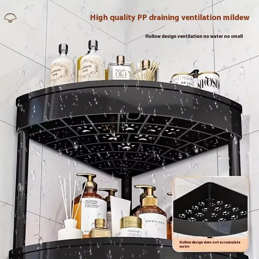 HOMERO Modern Multi-Layer Movable Corner Storage Shelf