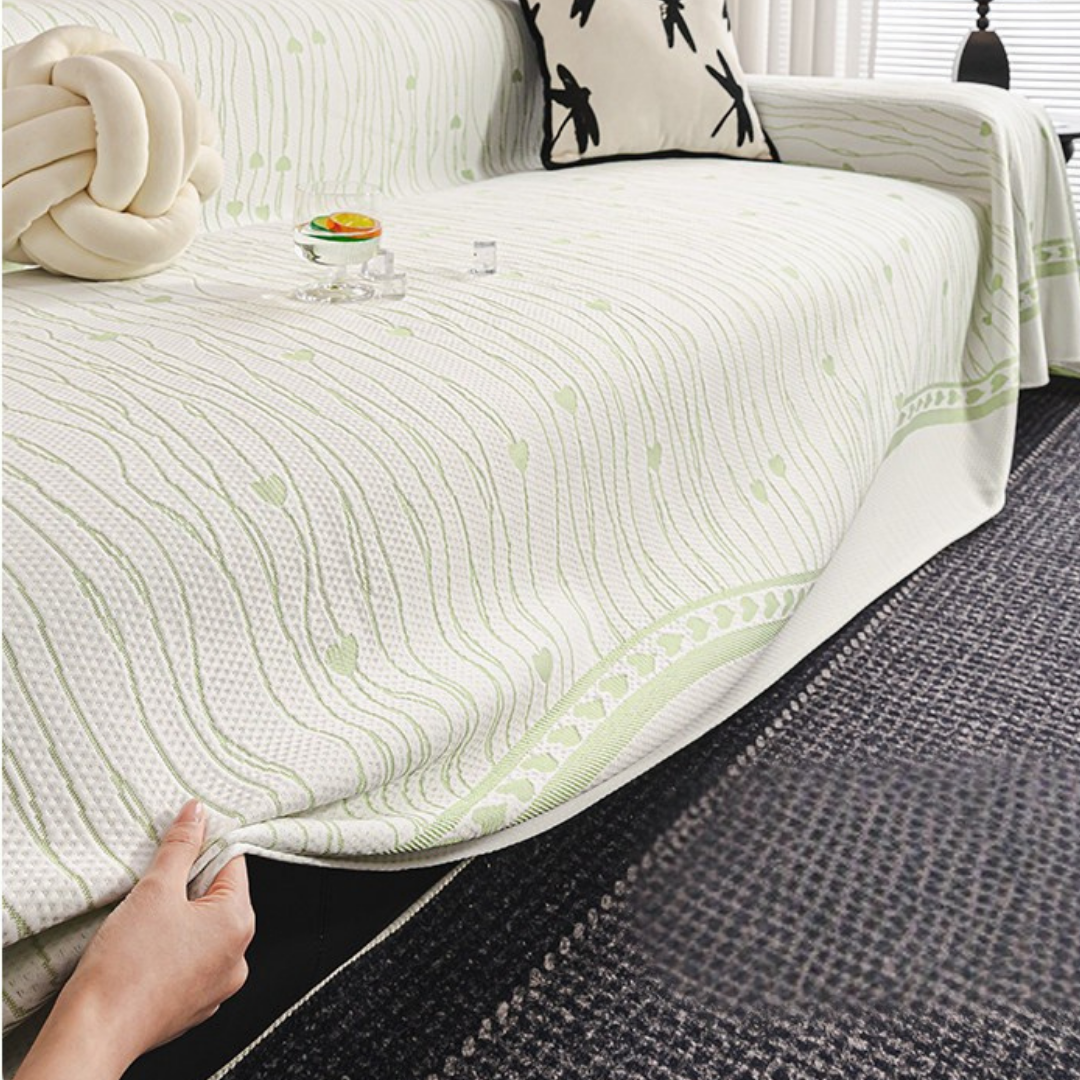 Cooling Ice Silk Soft Breathable Stretchable Sofa Cover