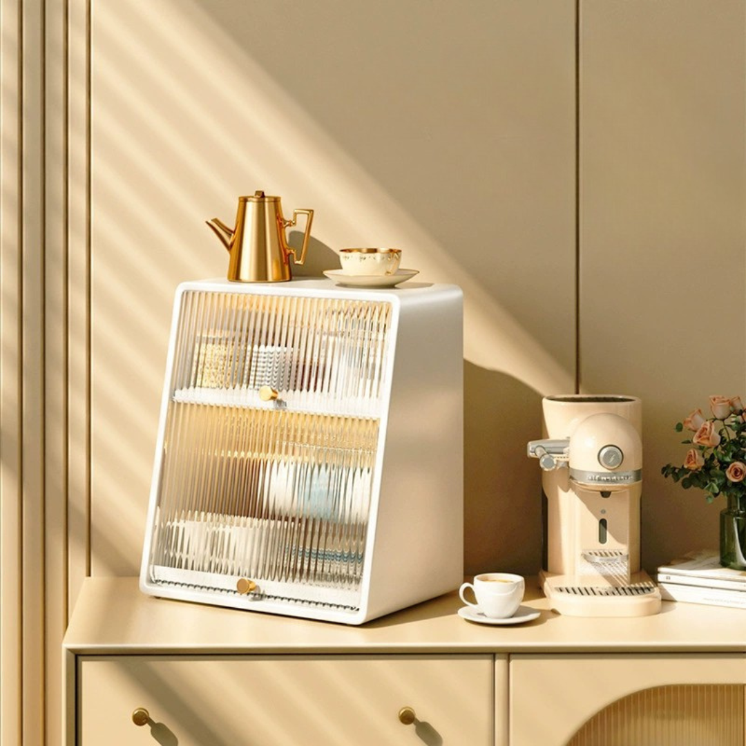 Multi-Purpose Smart Dustproof Storage Cabinet with Lighting