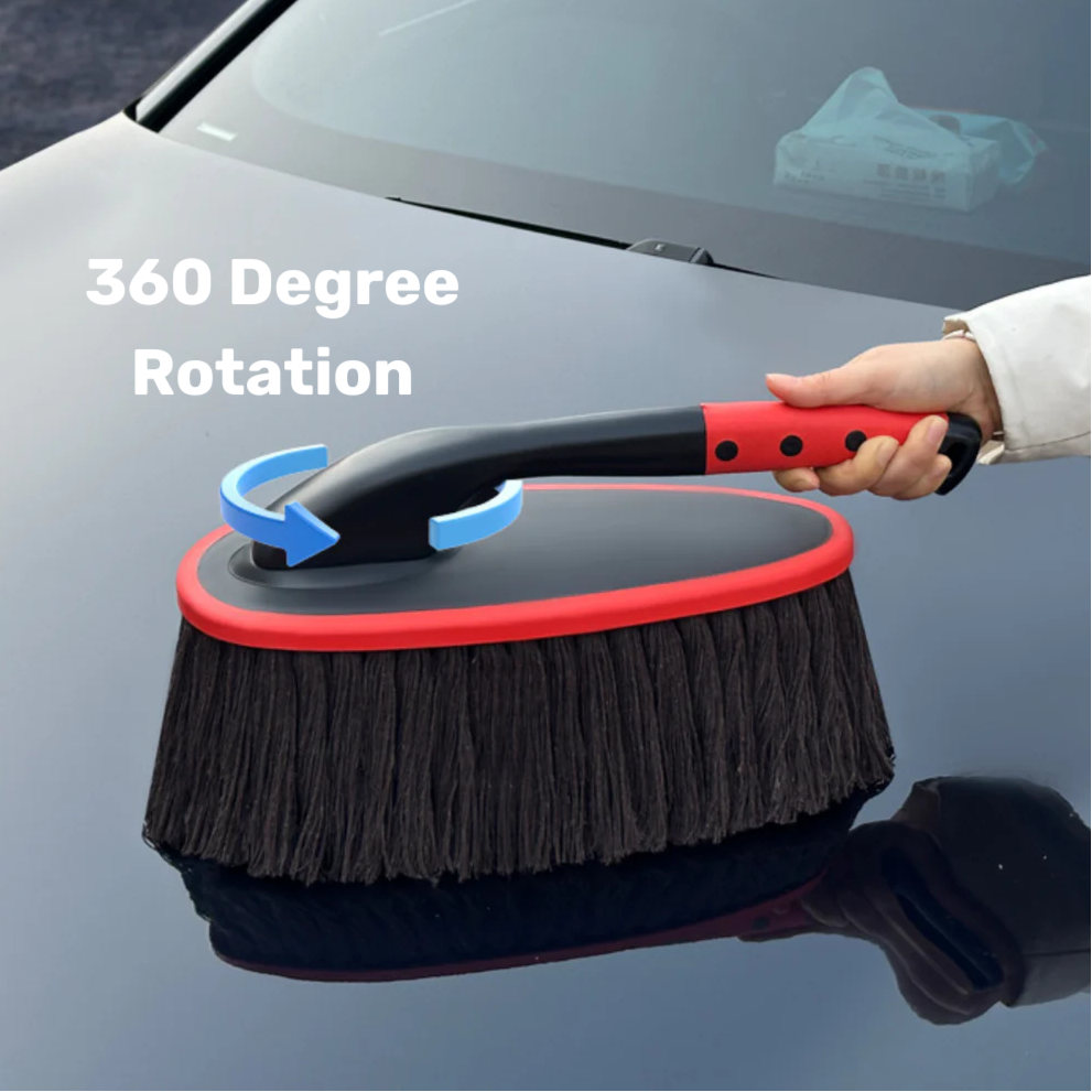Homero 360 Degree Soft Bristle Car Duster with Extendable Handle