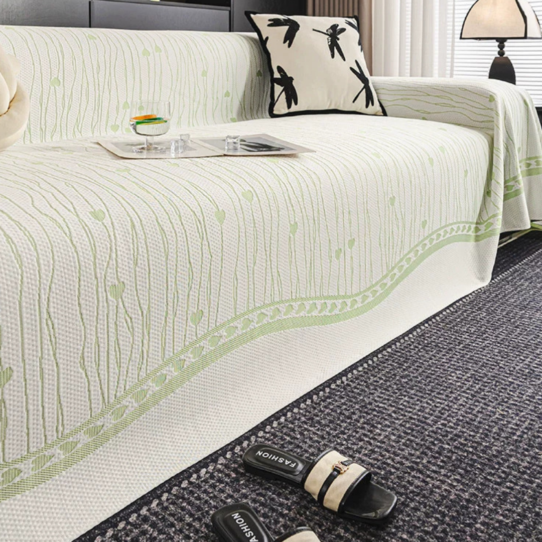 Cooling Ice Silk Soft Breathable Stretchable Sofa Cover