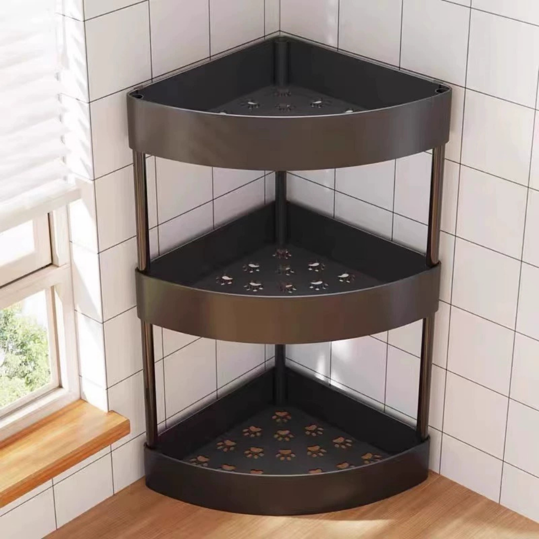 HOMERO Modern Multi-Layer Movable Corner Storage Shelf