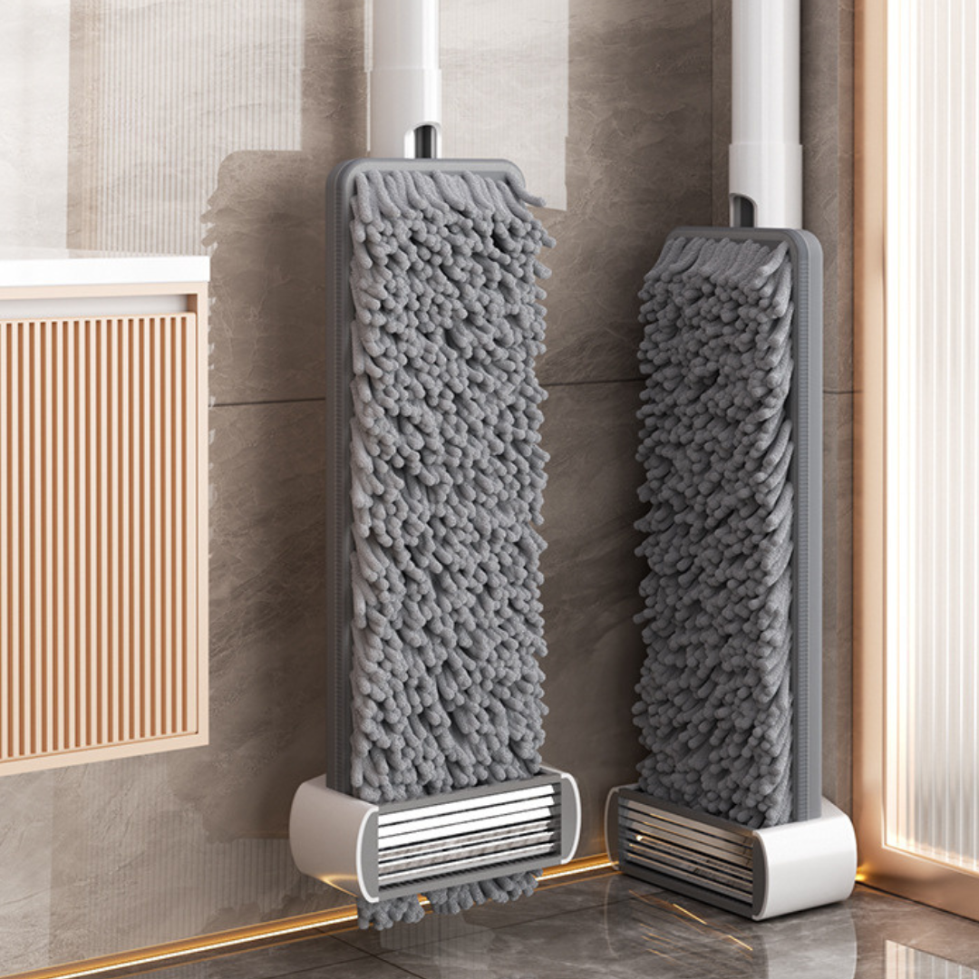 360° Flexible Hands-Free Scraping Flat Mop