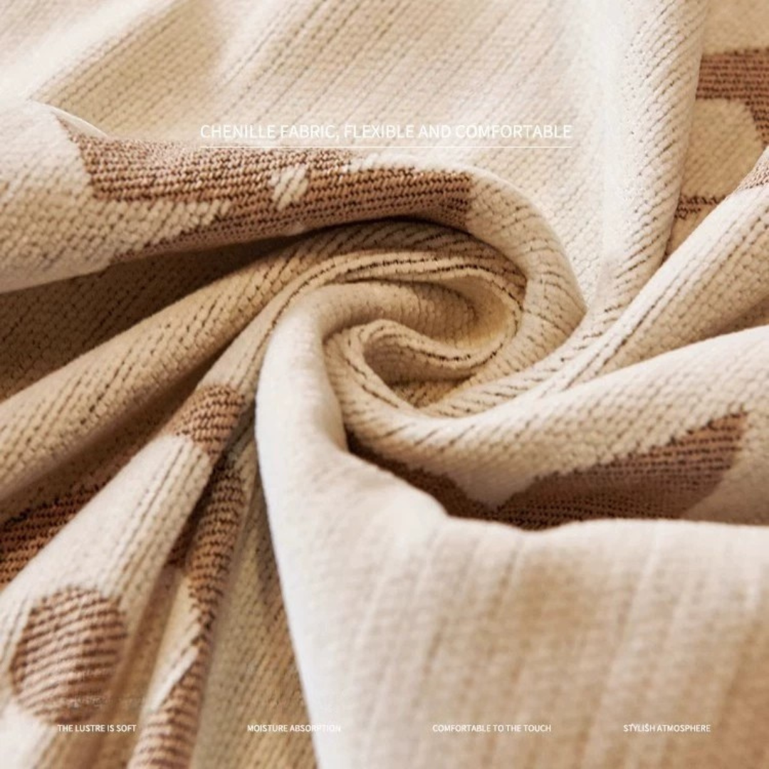 Royal Living Room Elegance Premium Chenille Sofa Cover