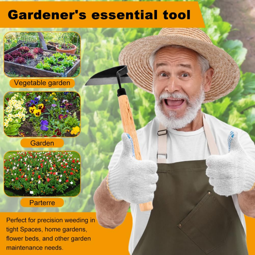 Homero Hand Scythe Sickle Sharp Steel Blade Garden Tool