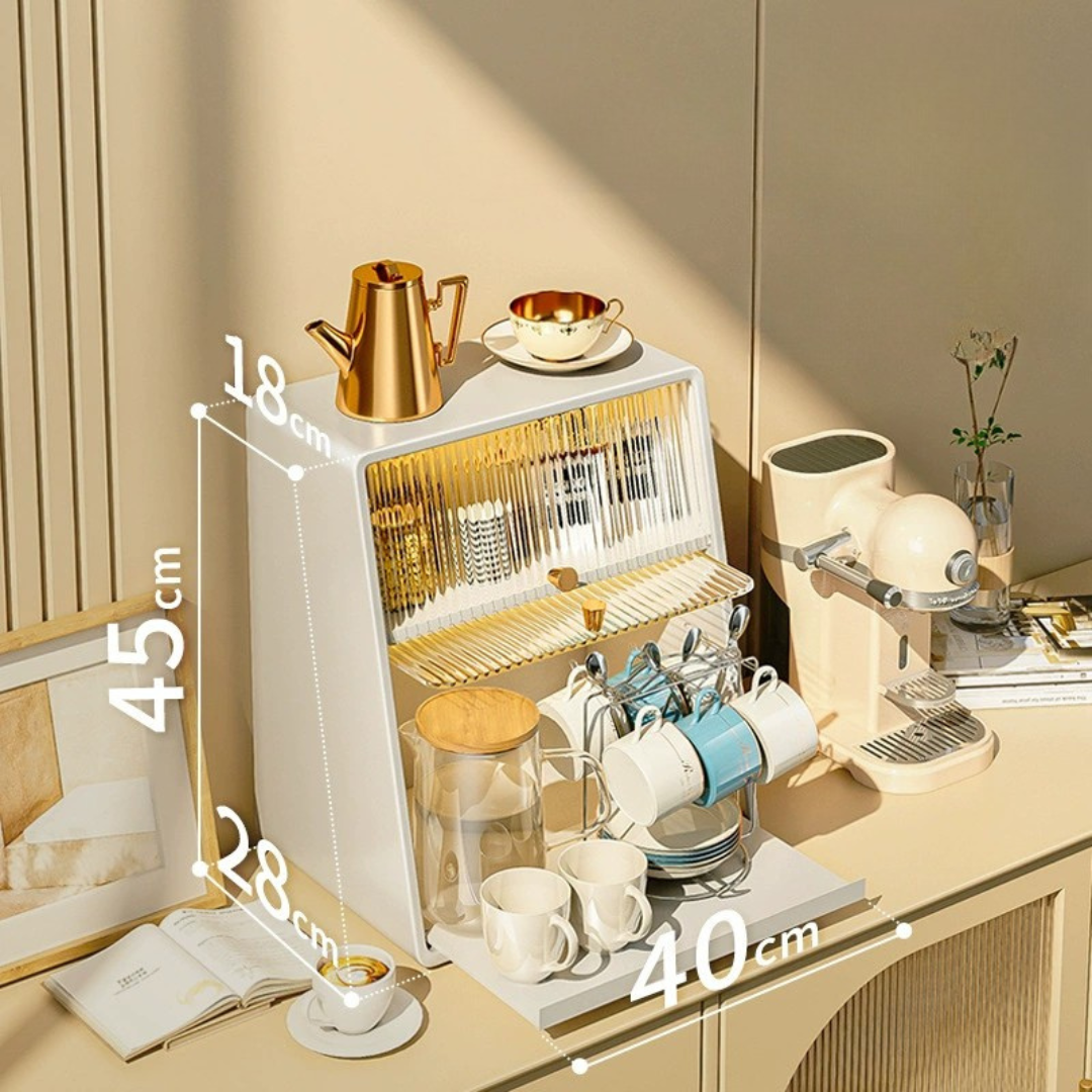 Multi-Purpose Smart Dustproof Storage Cabinet with Lighting