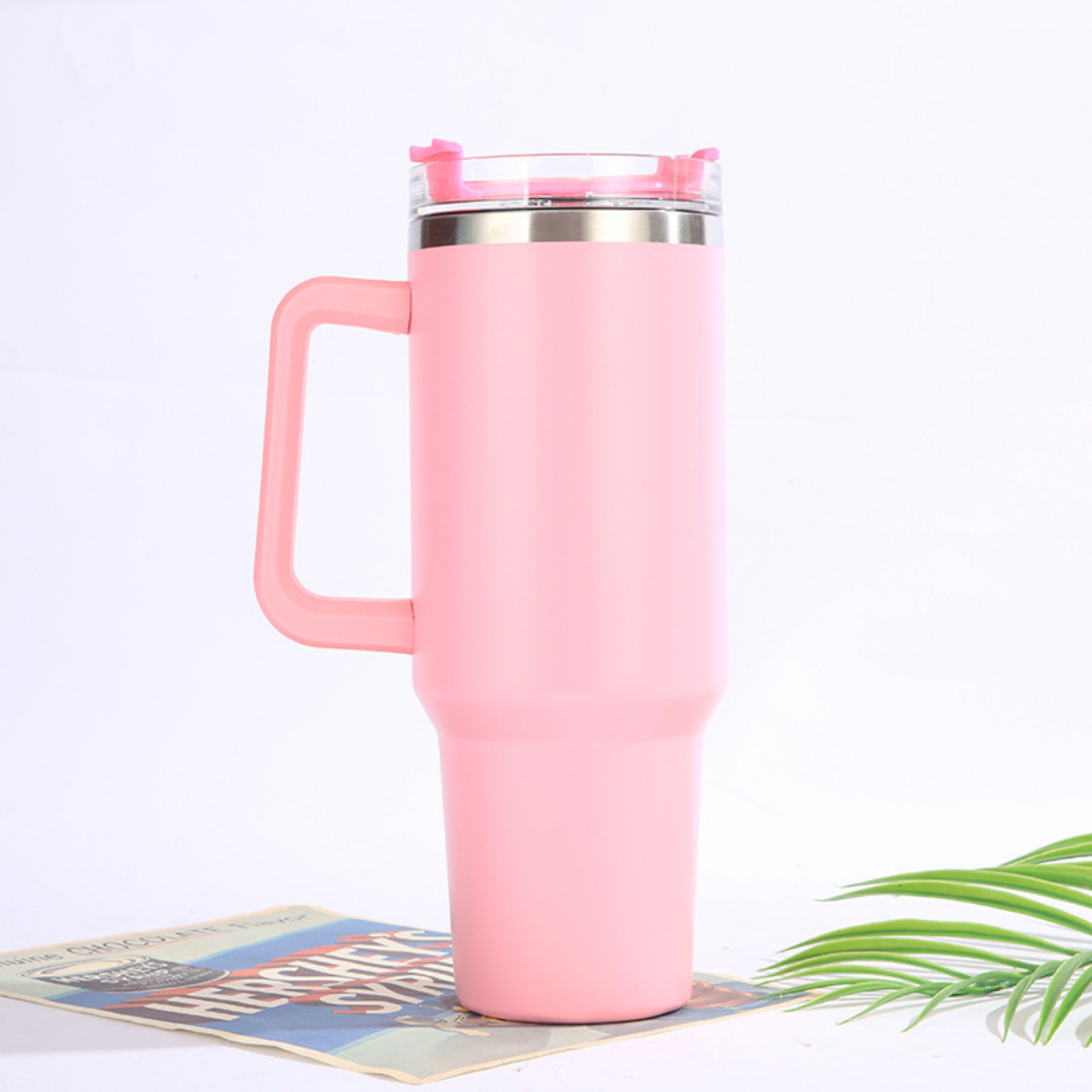 Double Wall Vacuum Insulation Stainless Steel Anti-Splash Tumbler