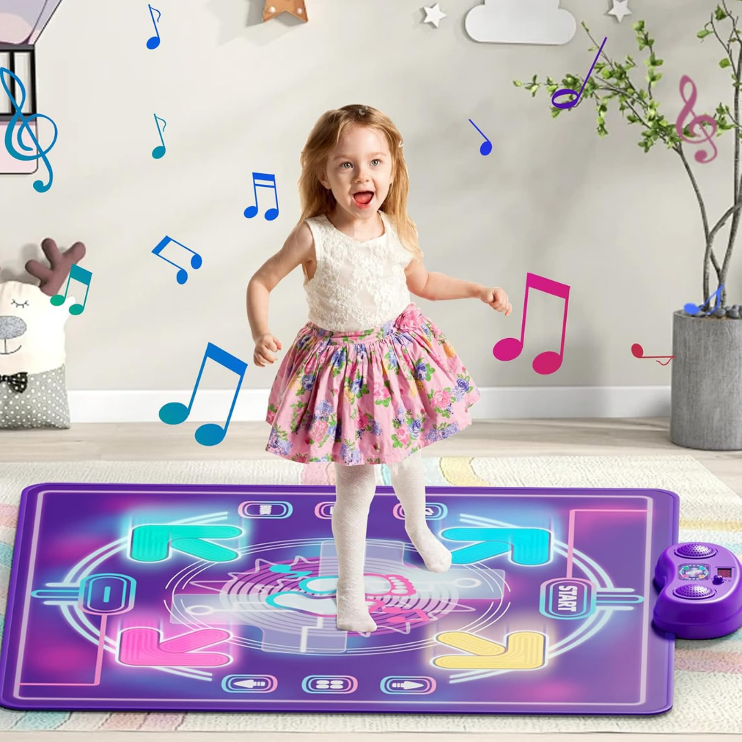Homero 6 Game Modes Musical Dance Mat with Bluetooth - 90x90cm