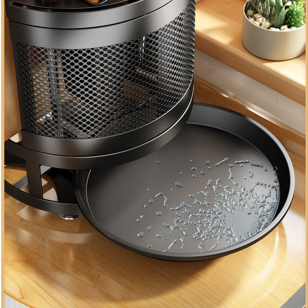 360 Degree Rotating Multifunctional Kitchen Utensil Storage Organizer