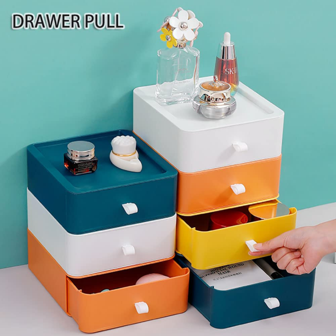 HOMERO Multipurpose Stackable Drawer Storage Organizer Box