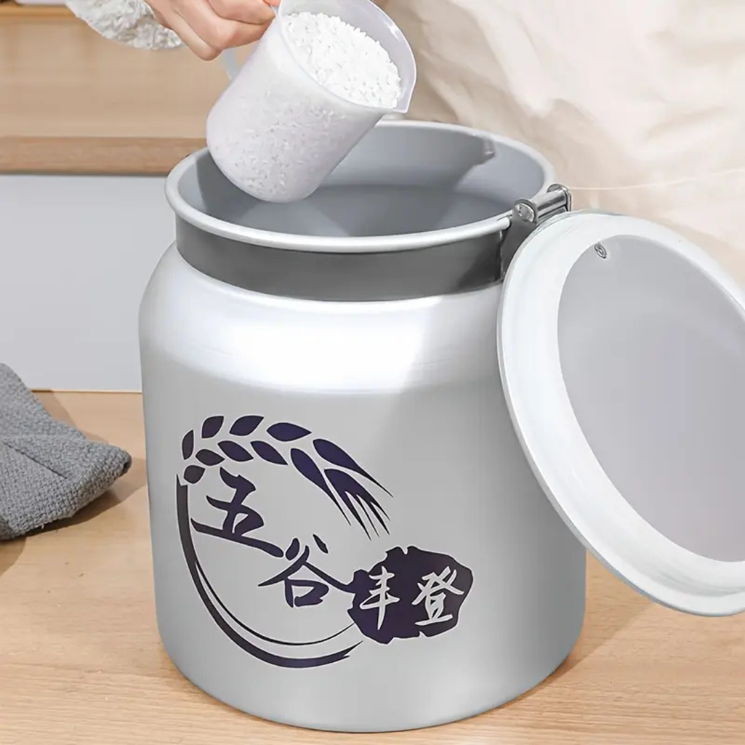 HOMERO Premium Airtight Grain Storage Barrel Double Seal Design