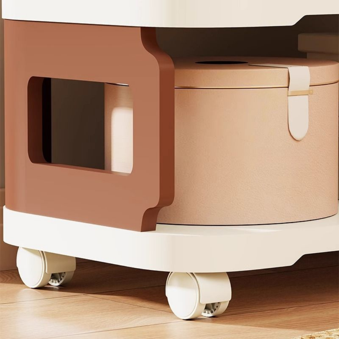 Homero Multipurpose Multi-Layer Shoe Rack With Wheels