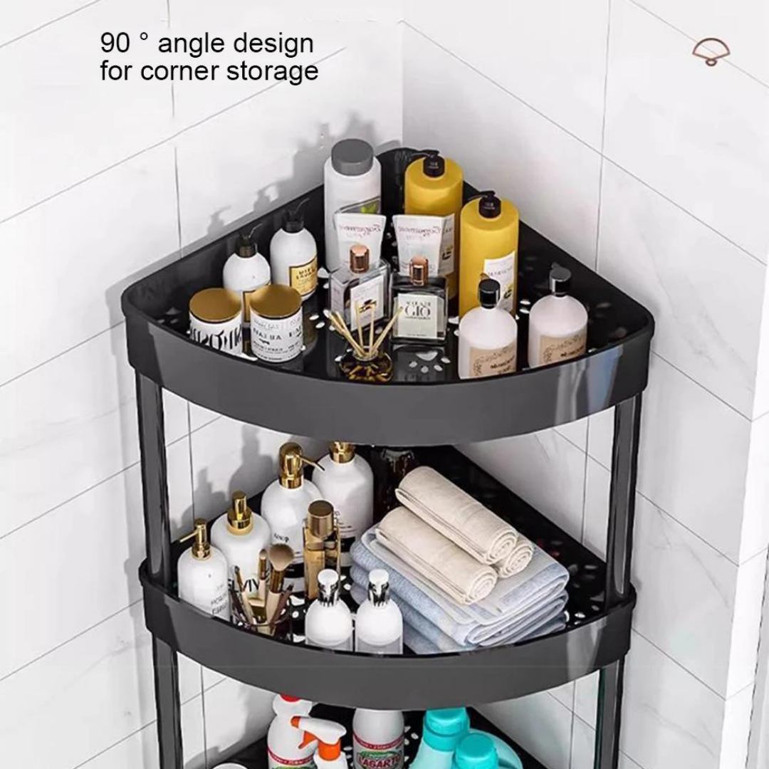 HOMERO Modern Multi-Layer Movable Corner Storage Shelf