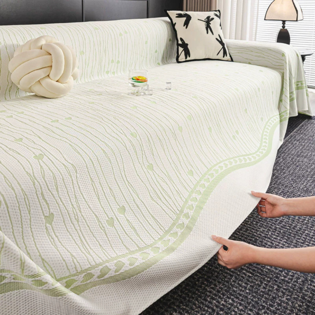 Cooling Ice Silk Soft Breathable Stretchable Sofa Cover