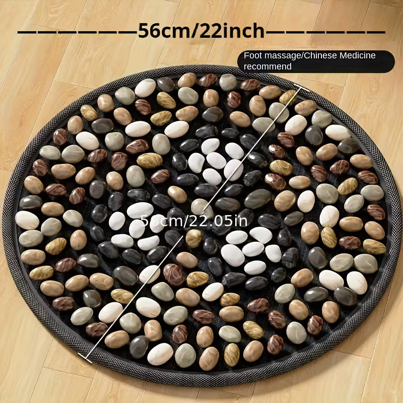 Homero Pebble Natural Soft Stone Acupressure Mat - 56cm