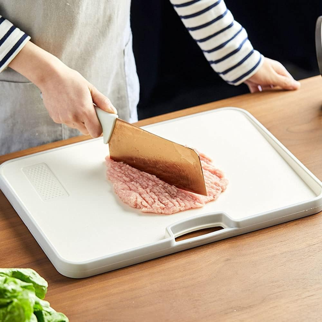 Homero Premium Double Sided Cutting Board with Grinding Zone