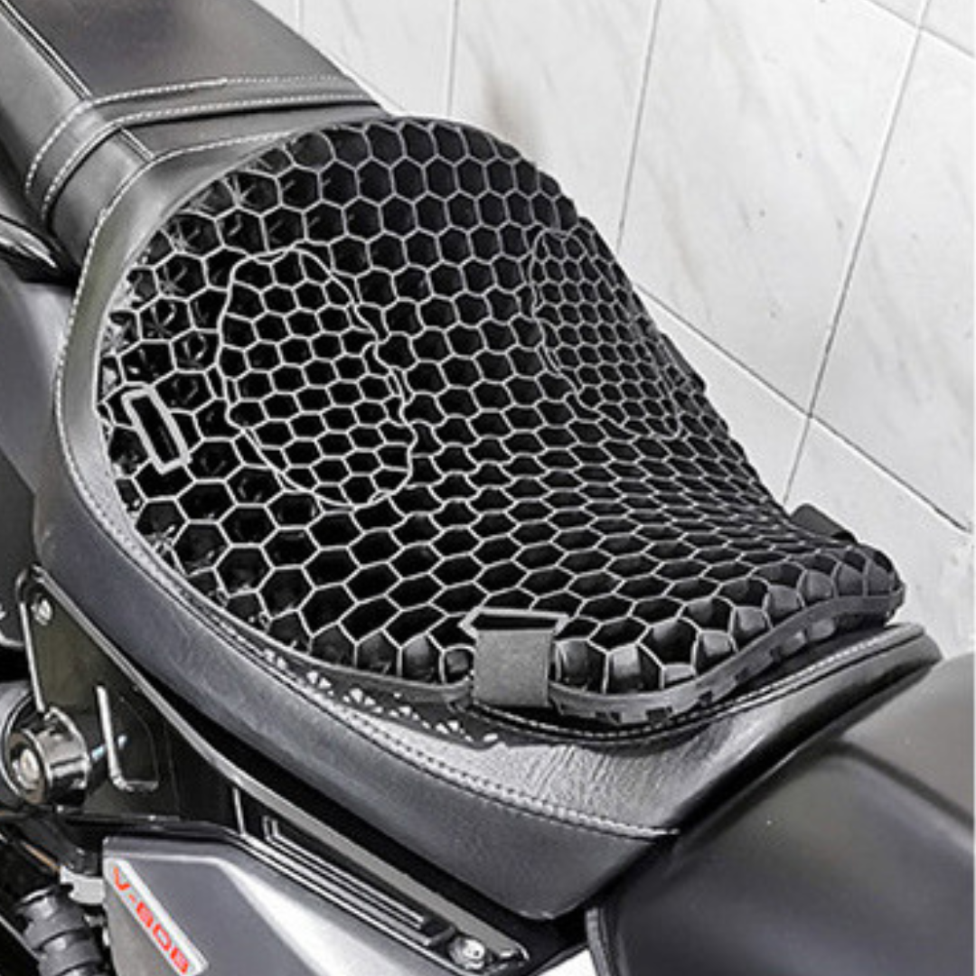 3D Honeycomb Ergonomic Comfortable Motorcycle Seat Cushion Pad