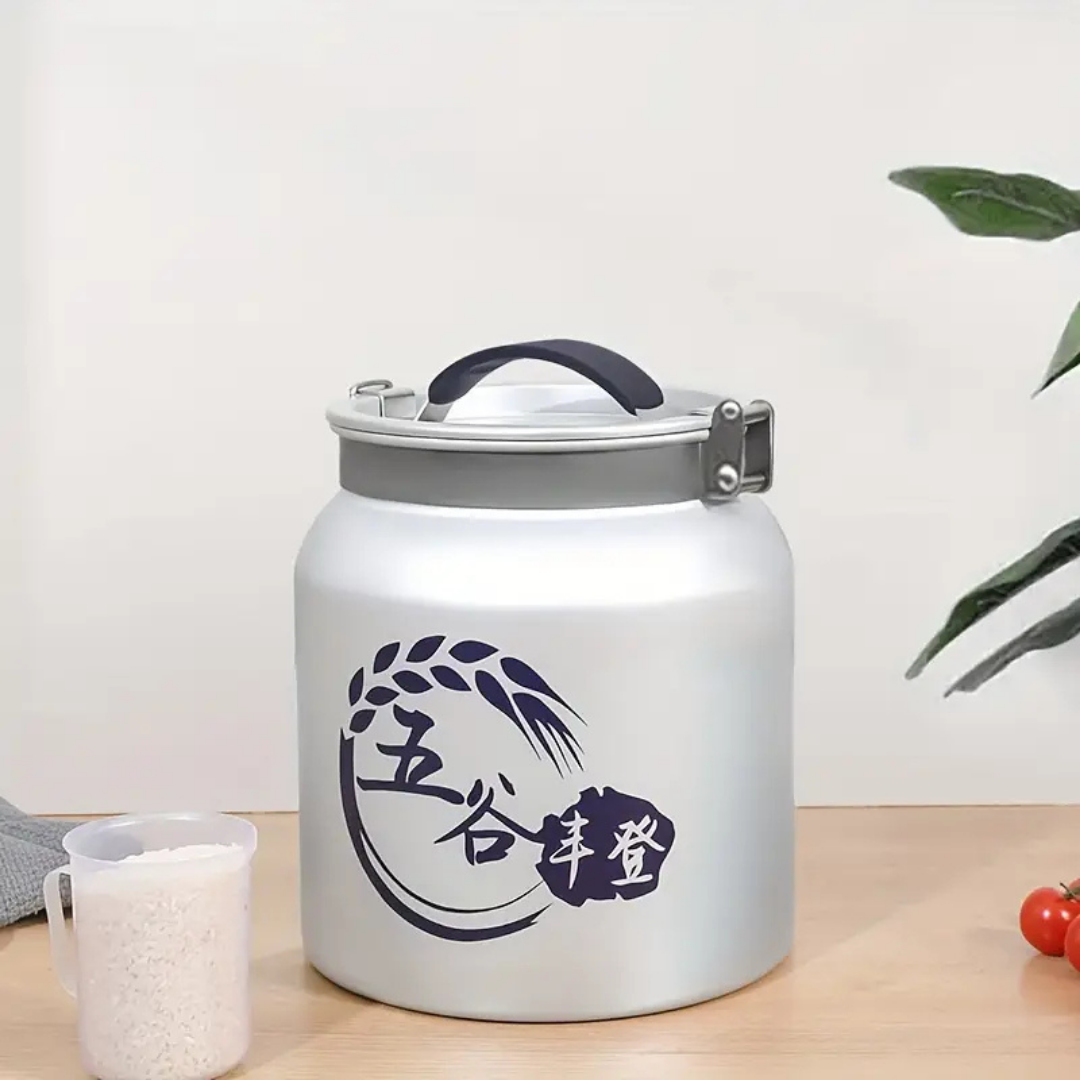 HOMERO Premium Airtight Grain Storage Barrel Double Seal Design