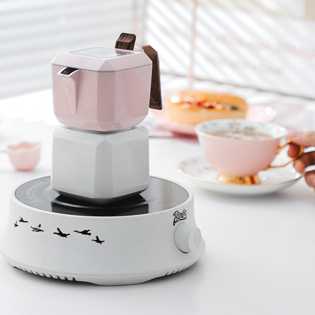 Electric Ceramic Cube Coffee Pot