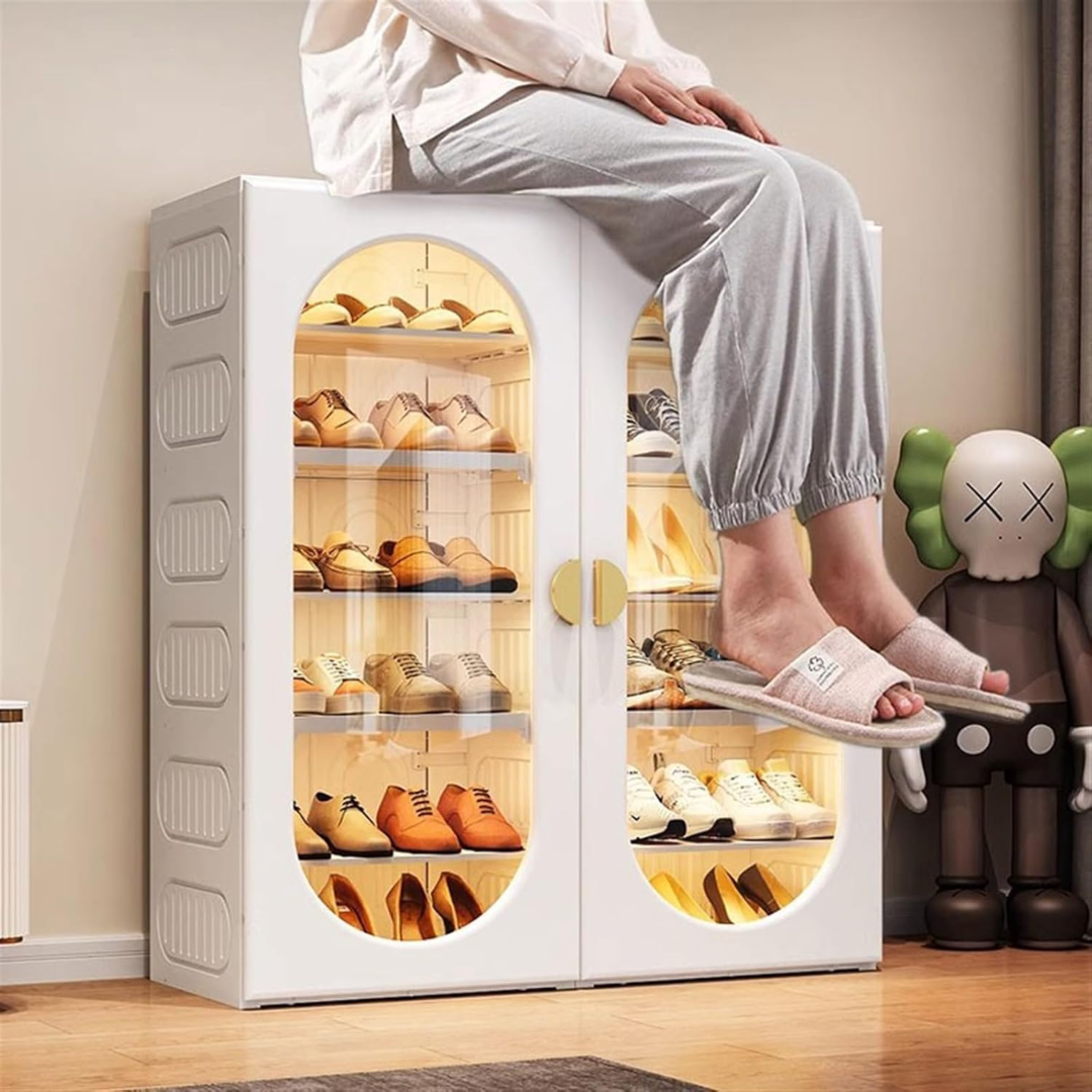 Multi-Layer Foldable Shoe Cabinet
