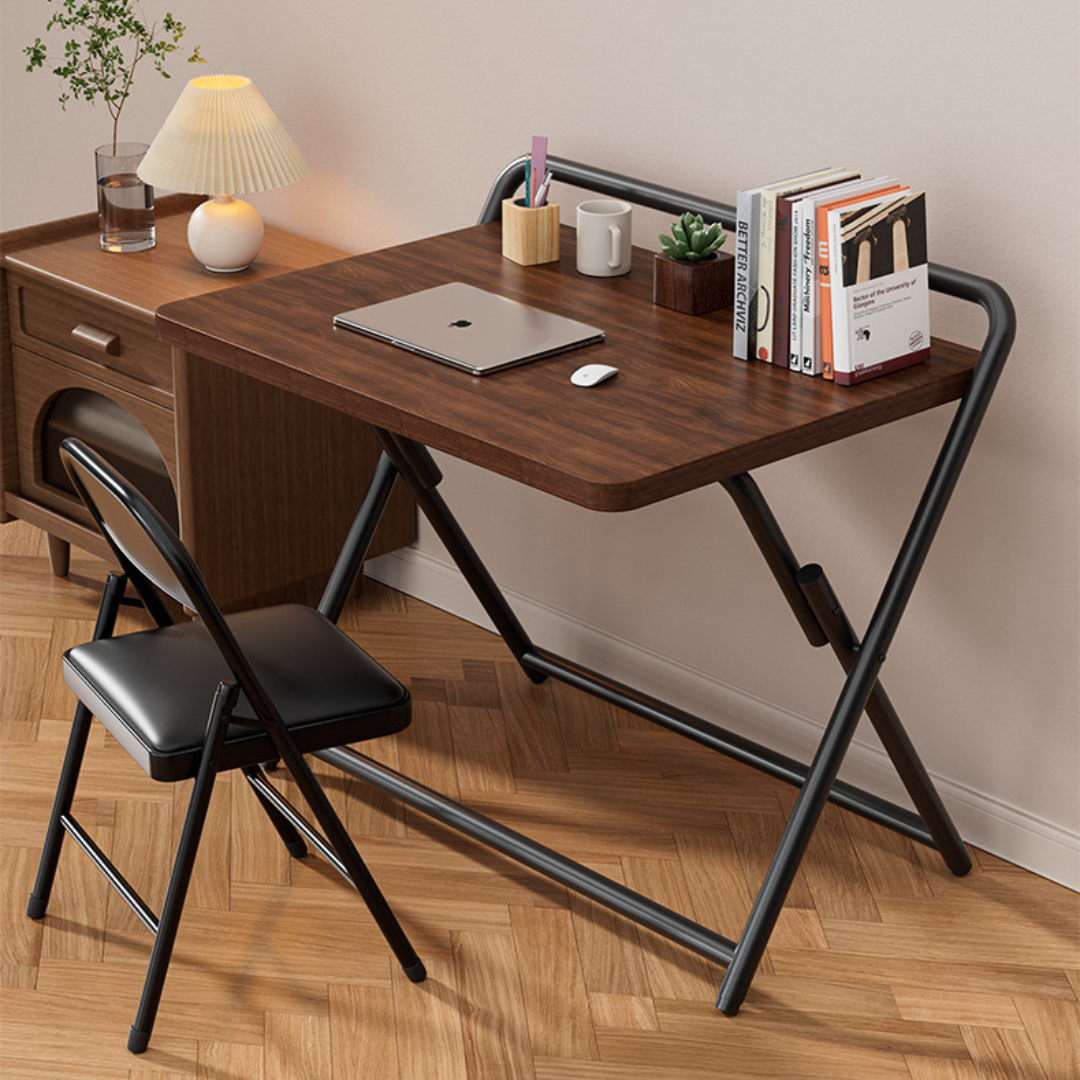 Portable Foldable Office and Study Table with Adjustable Feet