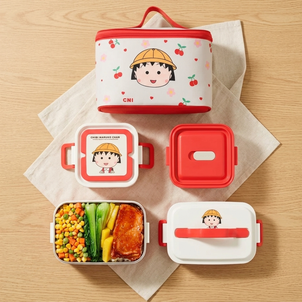 Premium Stainless Steel Leak Proof Bento Lunch Box with Cutlery