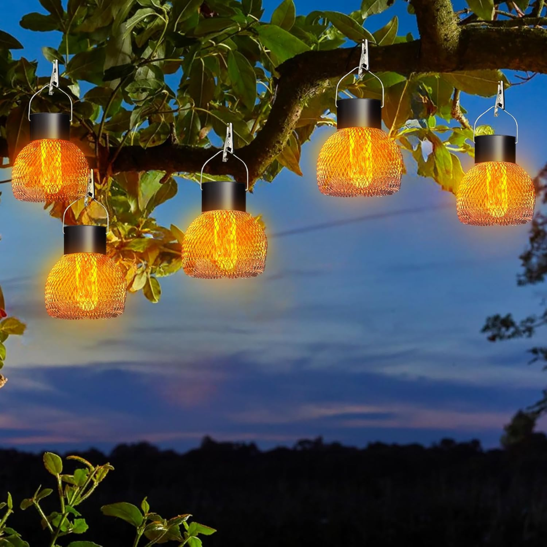 Solar Flame Hanging Lantern
