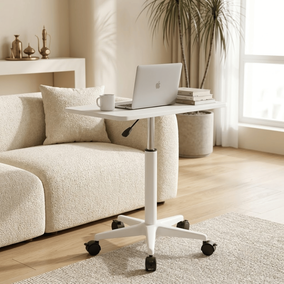 Multi-Purpose Height Adjustable Rolling Table